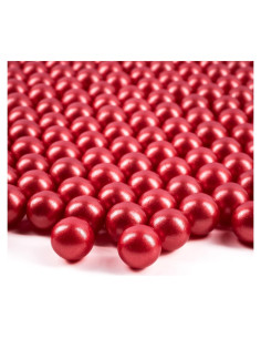 Canicas Galashield Rojas Escarlatas 80 Piezas de Vidrio