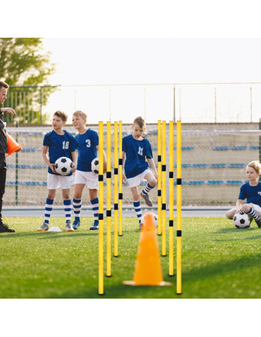 Bastones de Agilidad Suprwin para Entrenamiento Deportivo