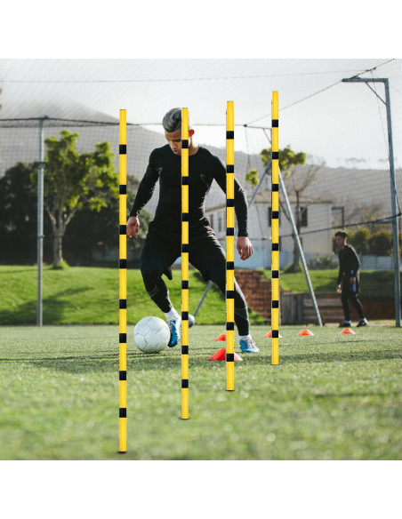 Bastones de Agilidad Suprwin para Entrenamiento Deportivo