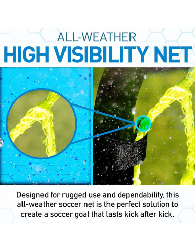 Gol de Fútbol Plegable Franklin Sports 6' x 4' Acero Negro