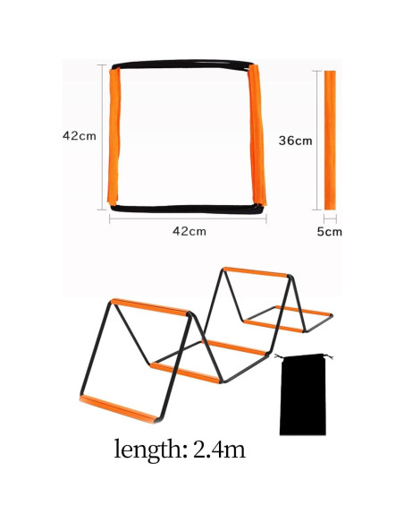 Escalera de Agilidad Genérico 2.4m con Bolsa de Transporte