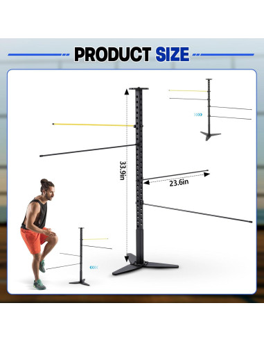 Entrenador de Drible de Baloncesto VioraWhite Ajustable 86 cm