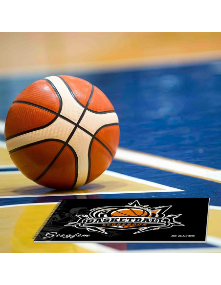 Libro de Puntuación de Baloncesto Gisgfim - 4 Libros 35 Juegos