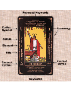 Cartas de Tarot KLEDERY para Principiantes con Guía 2