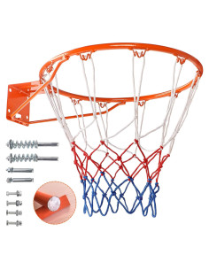 Aro de Baloncesto Dripex 18" Montaje en Pared Acero Resistente