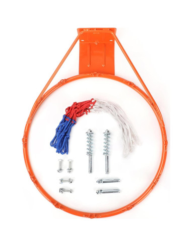 Aro de Baloncesto Dripex 18" Montaje en Pared Acero Resistente
