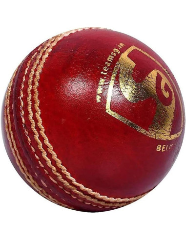 Pelota de Críquet de Cuero SG Club - Paquete de 6 Unidades