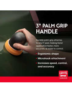Mango de Palma Griot's Garage 3" para Detallado de Autos 2