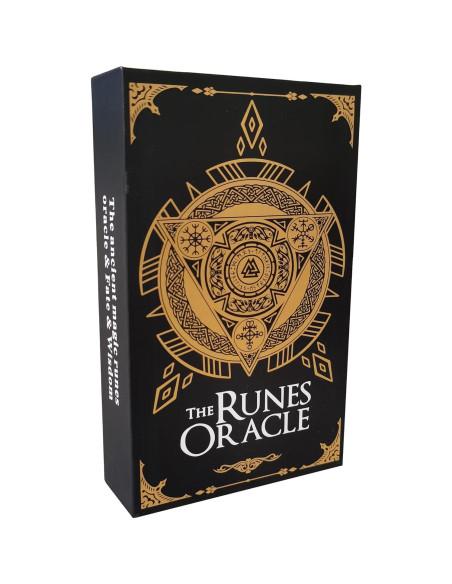 Cartas Oráculo de Runas Han Yu Bowen - Tarot Doble Color 24x2