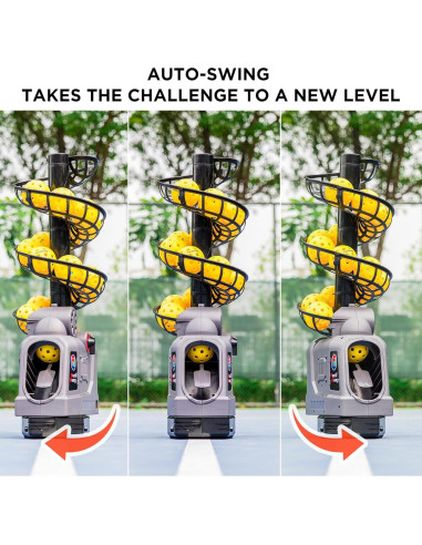 Máquina de Pickleball Furlihong 681PBH Automática 3 Ángulos