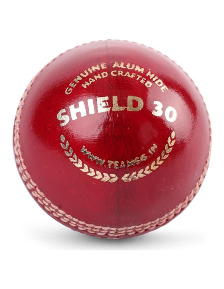Pelota de Cricket de Cuero SG Club Rojo Tamaño Estándar 159g