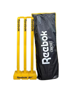Conjunto de Estacas de Cricket Reebok 001 con Base Pesada y Bails
