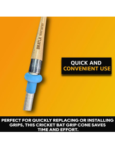 Cono de Agarre para Bate de Críquet Bratla - Madera y Metal 2