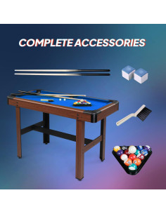 Mesa de Billar PEXMOR 121.9 cm para Niños y Adultos 2