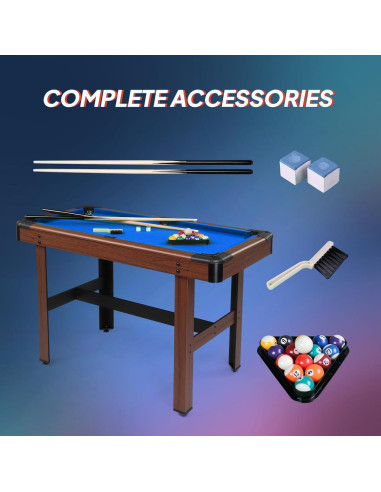 Mesa de Billar PEXMOR 121.9 cm para Niños y Adultos