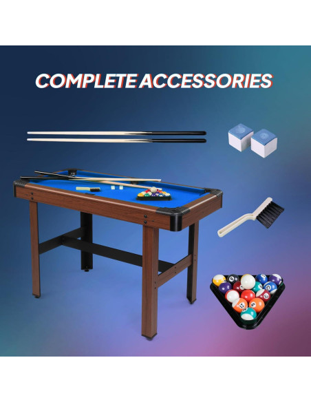 Mesa de Billar PEXMOR 121.9 cm para Niños y Adultos