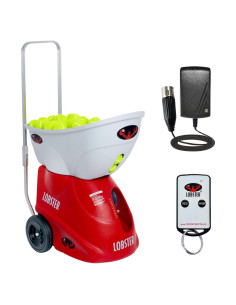 Lanzador de Pelotas de Tenis Lobster Sports Elite One - Portátil, Control de Spin, Velocidad Ajustable hasta 128.7 KMH