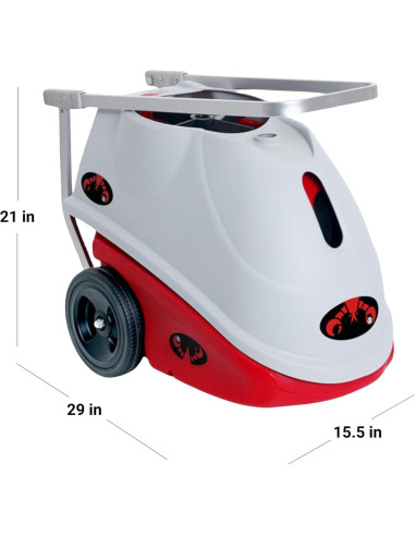Lanzador de Pelotas de Tenis Lobster Sports Elite One - Portátil, Control de Spin, Velocidad Ajustable hasta 128.7 KMH