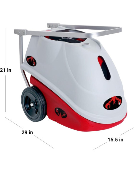 Lanzador de Pelotas de Tenis Lobster Sports Elite One - Portátil, Control de Spin, Velocidad Ajustable hasta 128.7 KMH