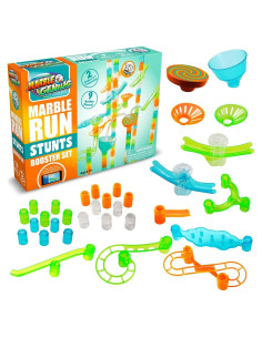 Conjunto de impulsores Marble Genius 30 piezas con trampolín
