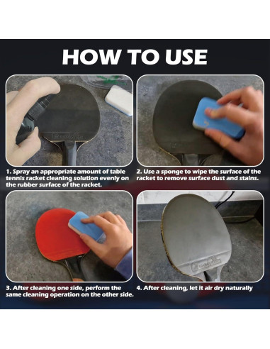Spray Limpiador de Palas de Tenis de Mesa INNOVAYOU 200ml