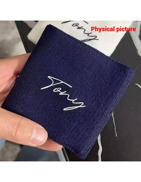 2 Piezas Muñequera Personalizada Genérica 8 cm para Deportes