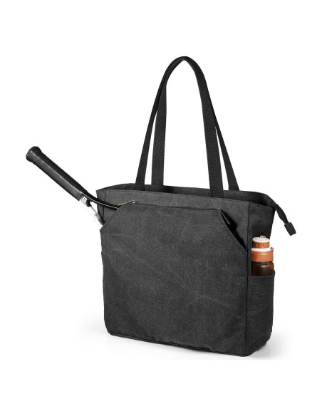 Bolsa de Tenis SMRITI Grande Negra para Raquetas y Accesorios