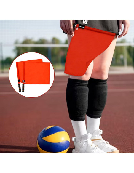Banderas de Voleibol Juez de Línea Sawhox 2PCS Alta Visibilidad