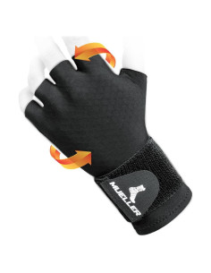 Guante de Compresión MUELLER para Mano y Muñeca, Negro, Unisex