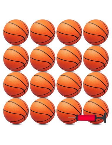30 Piezas Mini Balones de Baloncesto 17,78 cm Oleitodh