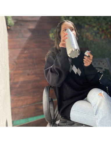 Botella de Agua Acero Inoxidable LaserGram 500ml Personalizada