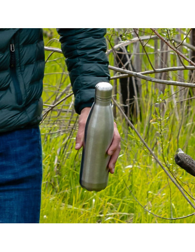 Botella de Agua Acero Inoxidable LaserGram 500ml Personalizada