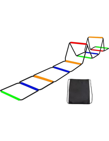 Escalera de Agilidad Colaxi 10 Rejillas Plegable Entrenamiento
