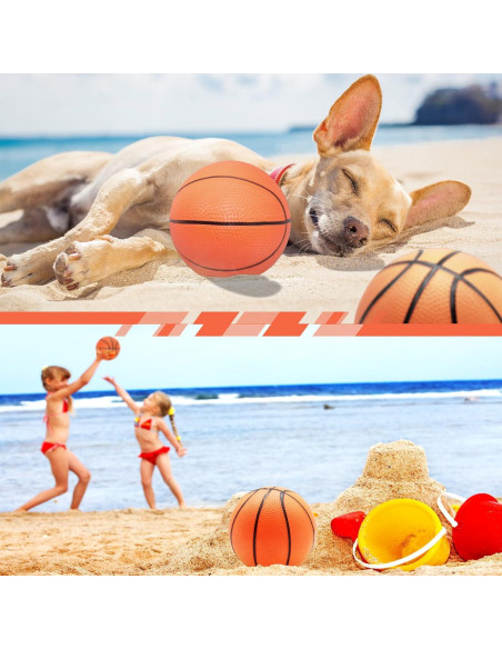 30 Piezas Mini Balones de Baloncesto 17,78 cm Oleitodh