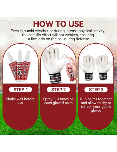 Spray de Agarre JAOJAO 120ml para Guantes y Deportes