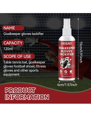 Spray de Agarre JAOJAO 120ml para Guantes y Deportes