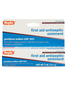 Ungüento Antiséptico Rugby First Aid 28.35 g - Povidona Yodada 10%