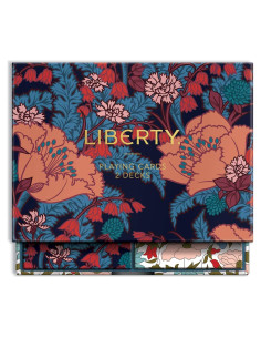 Conjunto de Cartas de Juego Floral Liberty Galison - 2 Barajas