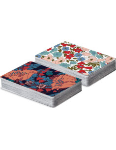 Conjunto de Cartas de Juego Floral Liberty Galison - 2 Barajas 2