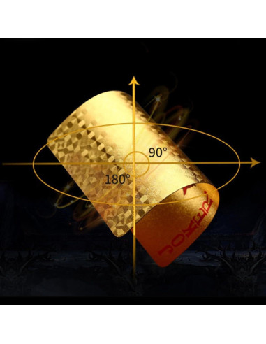 Cartas de Poker Doradas INO Design 5.8x8.9cm Impermeables