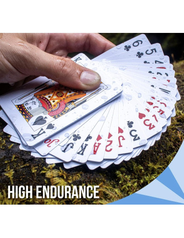 Juego de 12 Barajas de Póker Regal Games Elite Monaco 100% Plástico