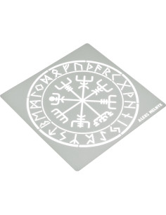 Plantilla de Metal Aleks Melnyk Vegvisir 135x135mm Escandinavo 2