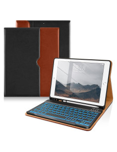 Funda con Teclado Inalámbrico DTTO para iPad 9na/8va/7ma Gen