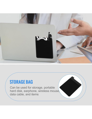 Bolsa de Almacenamiento Totority para Laptop - Organizador Adhesivo