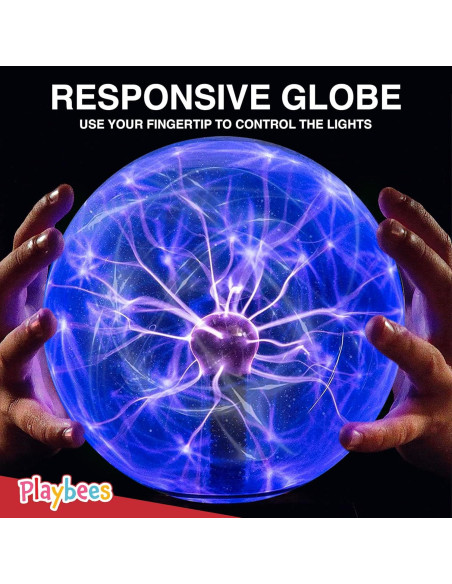 Bola de Plasma Playbees 17,78 cm Interactiva Azul