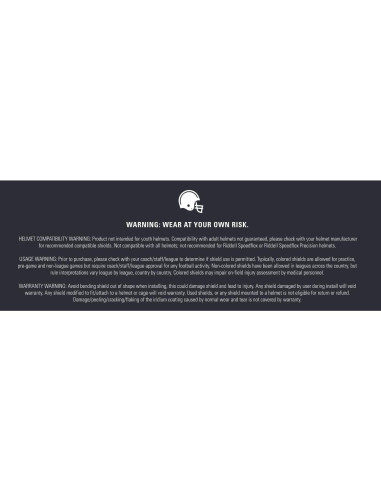 Escudo de Fútbol Oakley Legacy Unisex Talla Única Prizm 24K