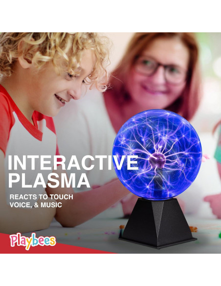 Bola de Plasma Playbees 17,78 cm Interactiva Azul