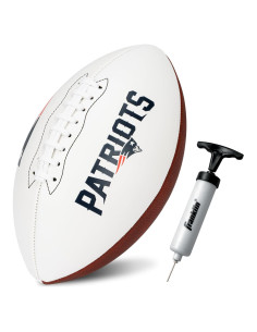 Balón de Fútbol Autografiado Franklin Sports NFL New England Patriots