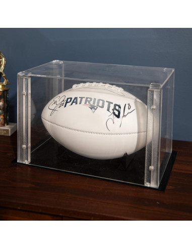 Balón de Fútbol Autografiado Franklin Sports NFL New England Patriots