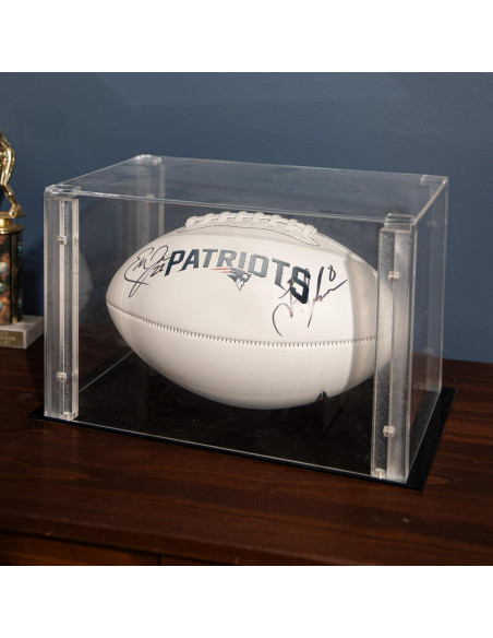 Balón de Fútbol Autografiado Franklin Sports NFL New England Patriots
